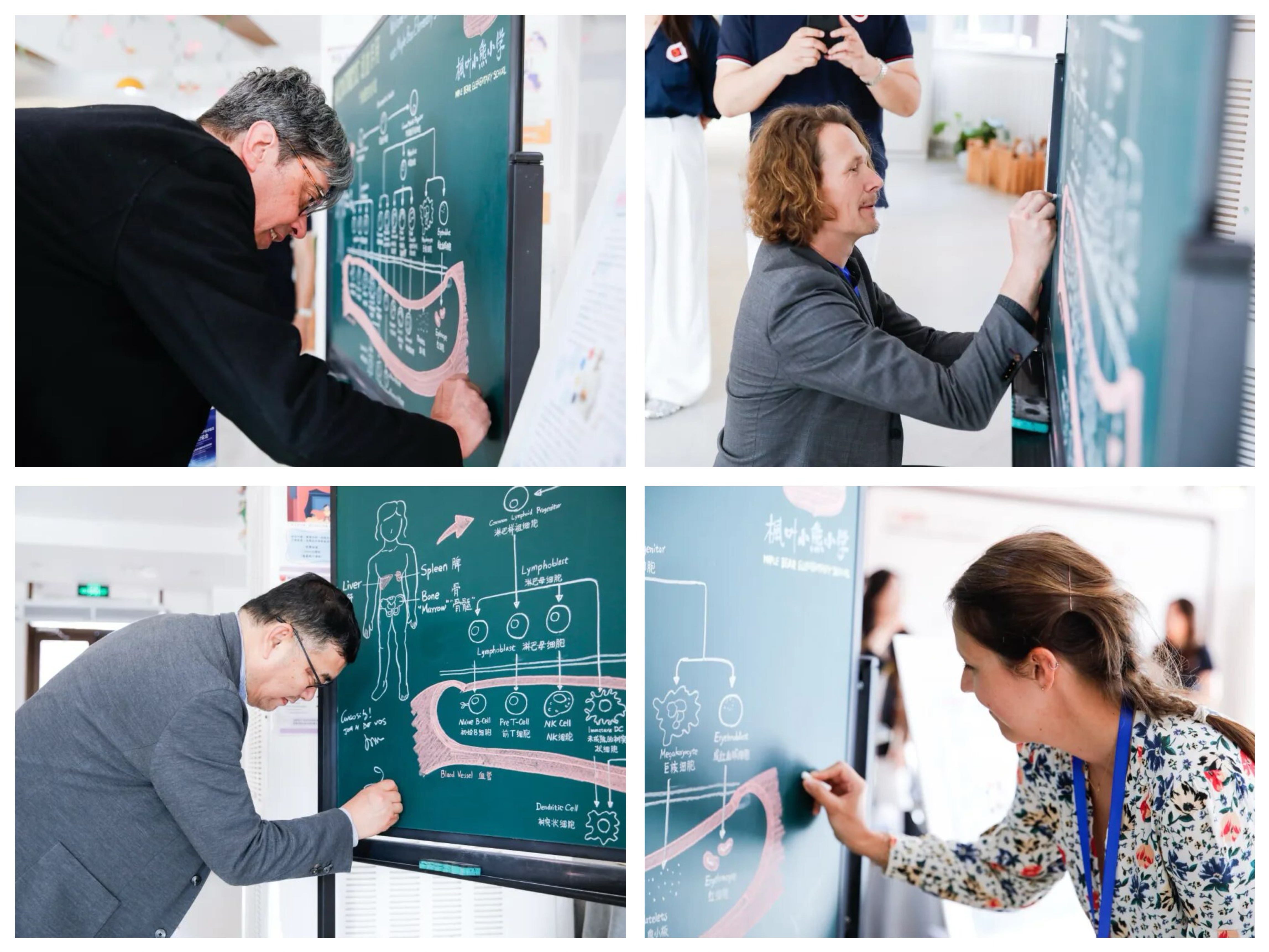 科学巨匠与追光少年相遇｜法国院士们莅临枫叶小熊小学